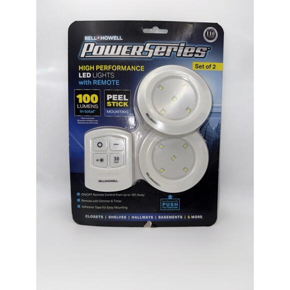 Bell + Howell Other - Bell Howell Power Series High Performance LED Lights with Remote New Set Of 2